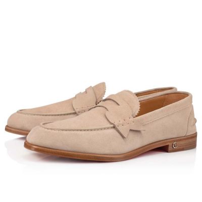 Mocasines No Penny Christian Louboutin Hombre - Grises - 3210383B142